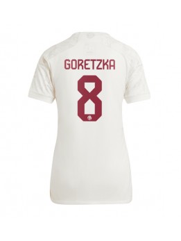 Bayern Munich Leon Goretzka #8 Ausweichtrikot für Frauen 2023-24 Kurzarm